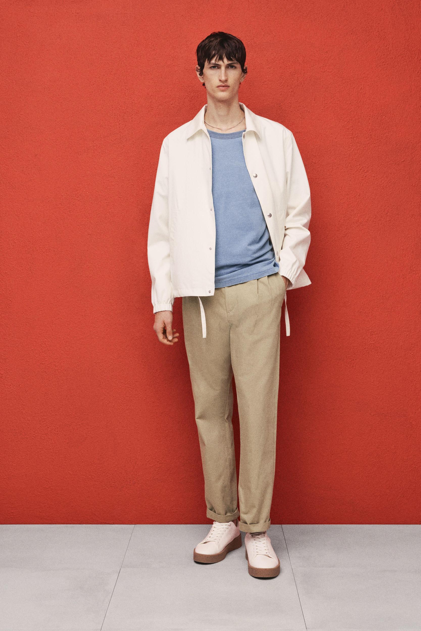 Regular-Fit Crease-Leg Chinos Product Image