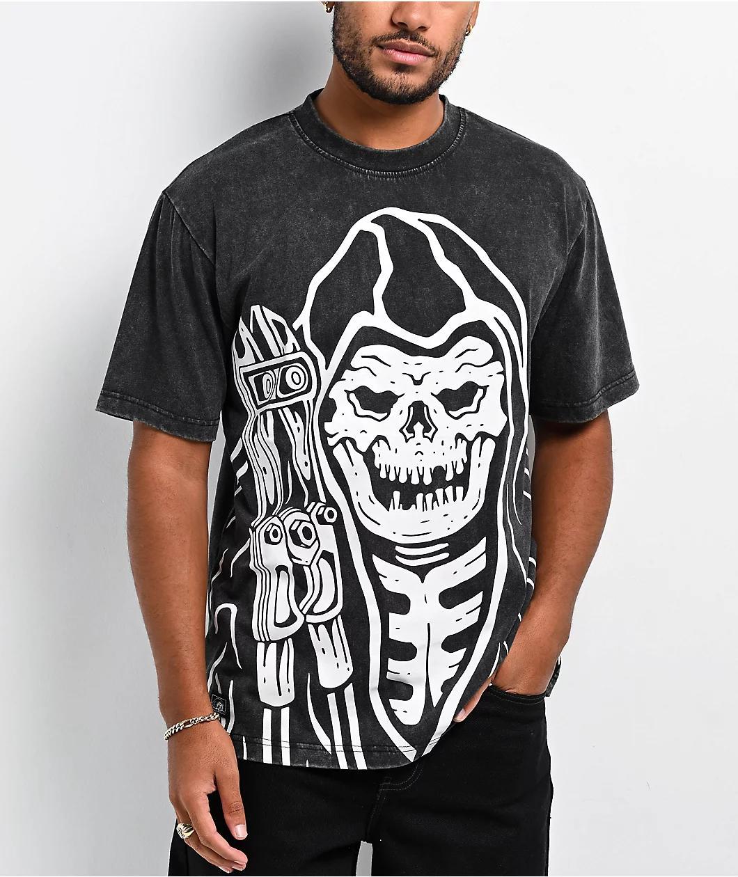 Lurking Class by Sketchy Tank Unchained Black Wash T-Shirt Product Image