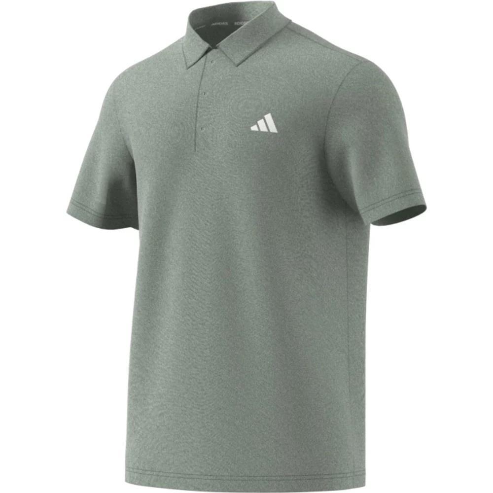 Men's adidas Core Heather Polo, Size: XXL, Silver Green Product Image