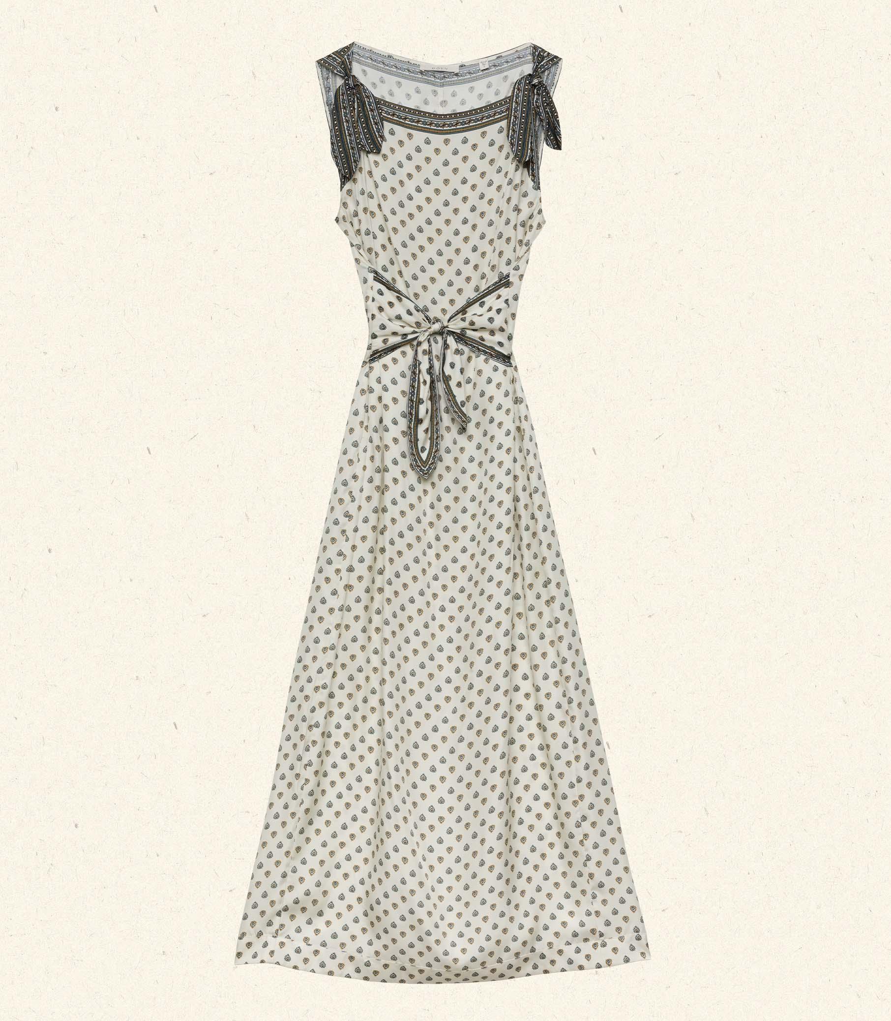 AMORETTE DRESS -- RIVIERA FOULARD Product Image