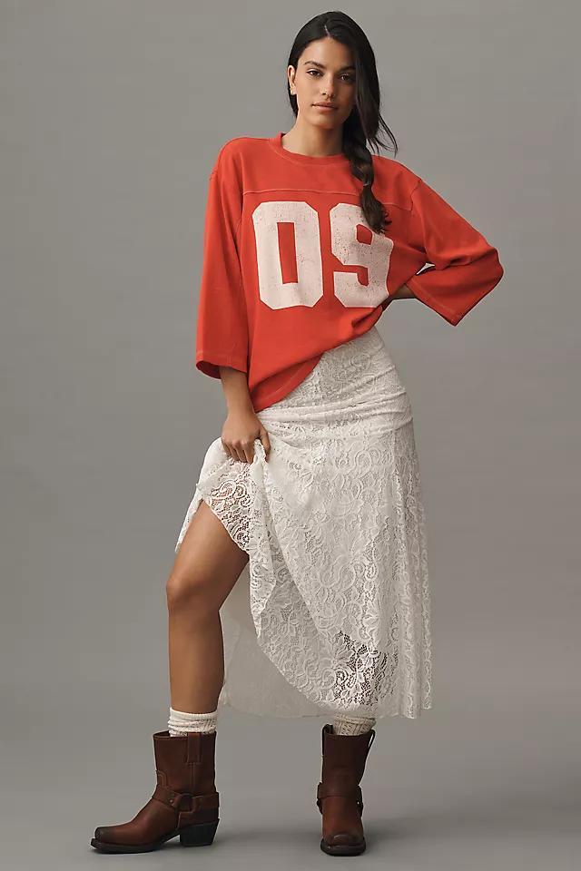 Pilcro 3/4 Sleeve Varsity Tee Product Image