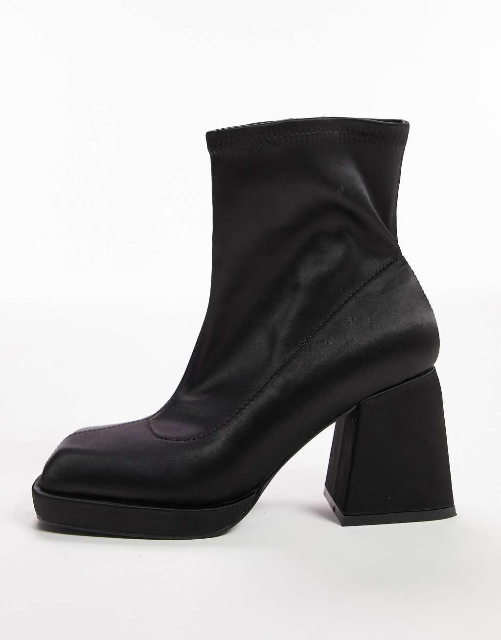Topshop Wide Fit Martha over the knee stretch boot Product Image