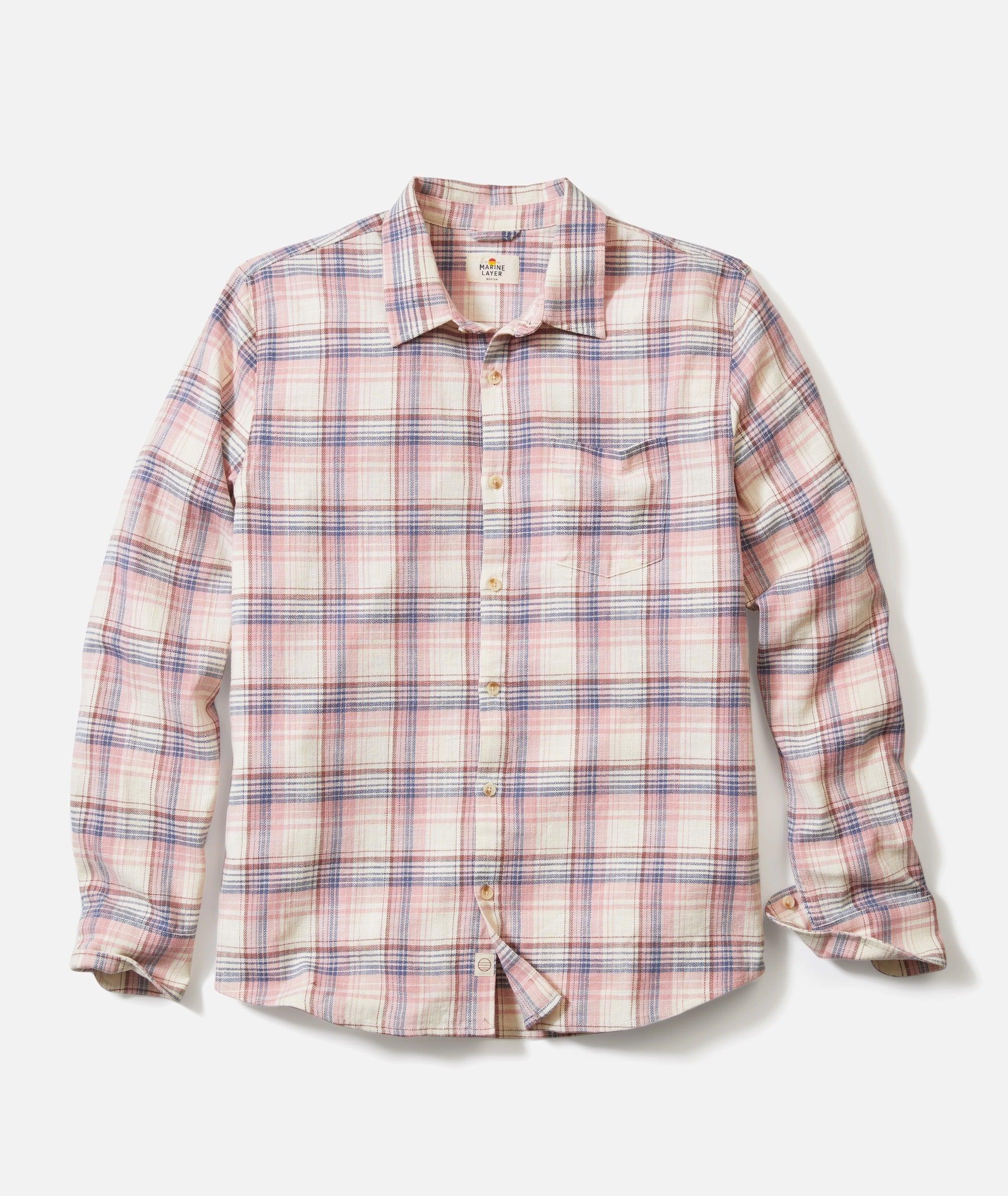 Stretch Selvage Long Sleeve Shirt Product Image