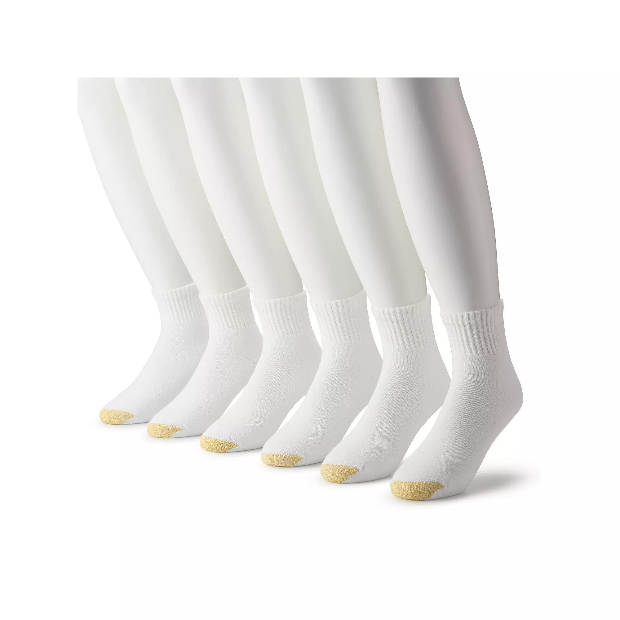 Cotton Cushion Big & Tall Ankle Socks 6-Pack Product Image