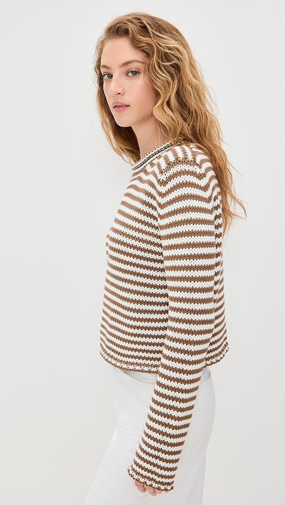 La Ligne Fine Stripe Mini Marina Sweater | Shopbop Product Image