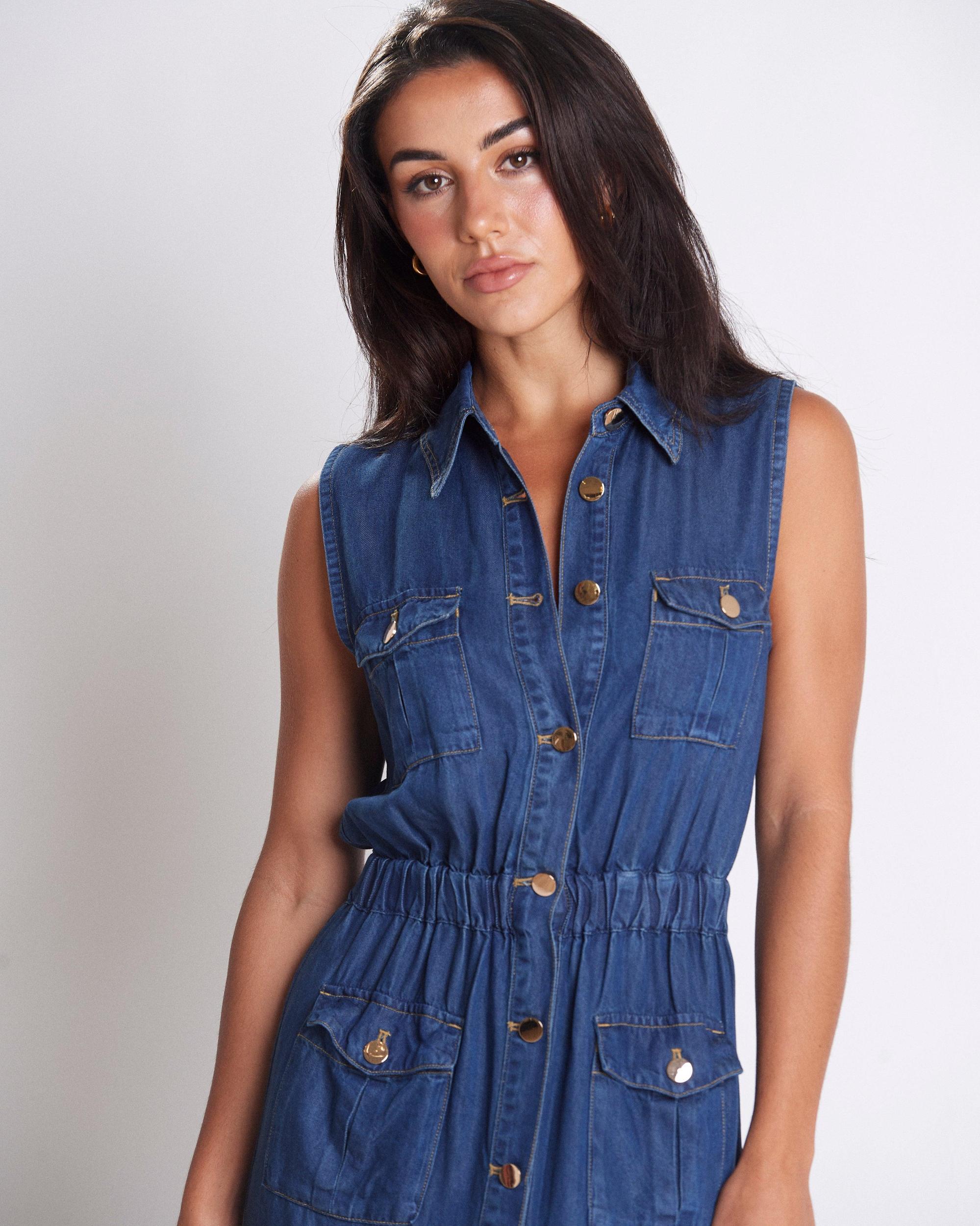 Triana Denim Dress Product Image