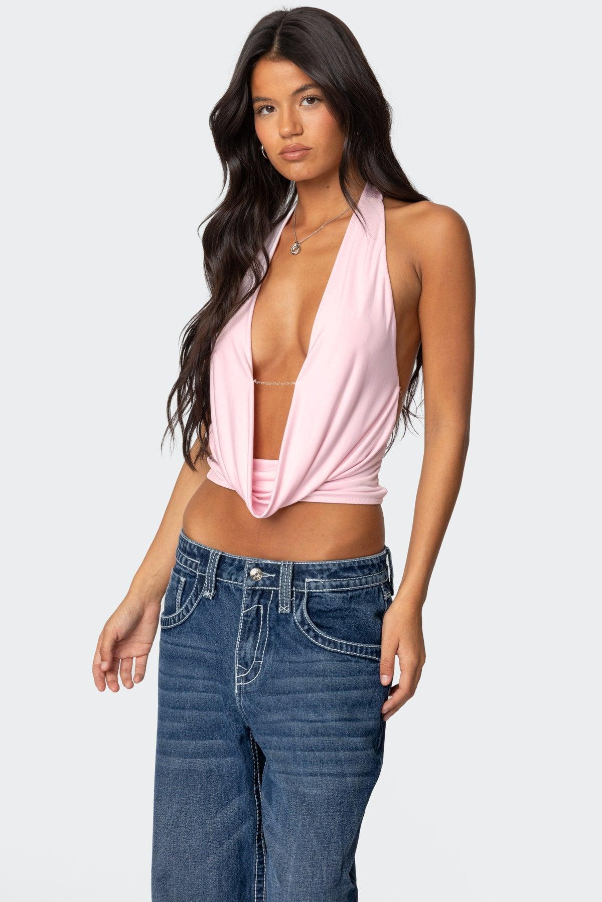 Contrast Stitch Low Rise Boyfriend Jeans Product Image