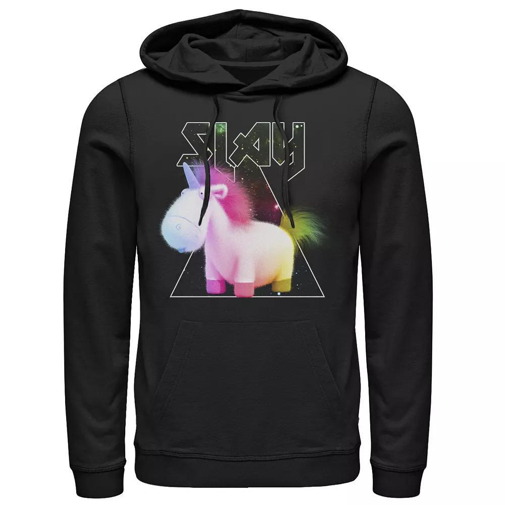 Men's Despicable Me Minions Fluffy Slay Graphic Hoodie, Size: Small, Black Product Image