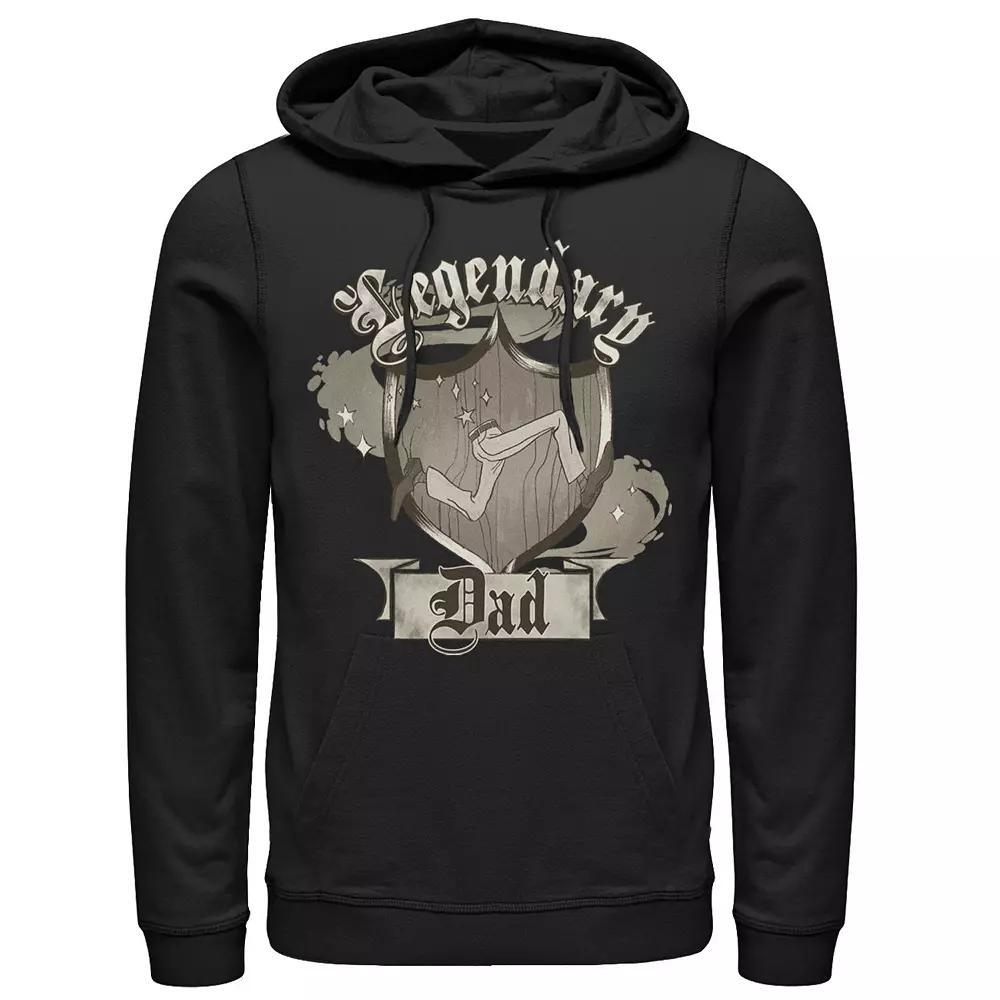 Men's Disney/Pixar Onward Legendary Dad Crest Hoodie, Size: XXL, Black Product Image