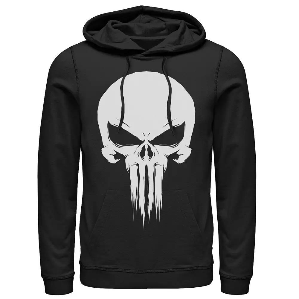 Men's Marvel Original Punisher Painted Chest Logo Hoodie, Size: 3XL, Black Product Image
