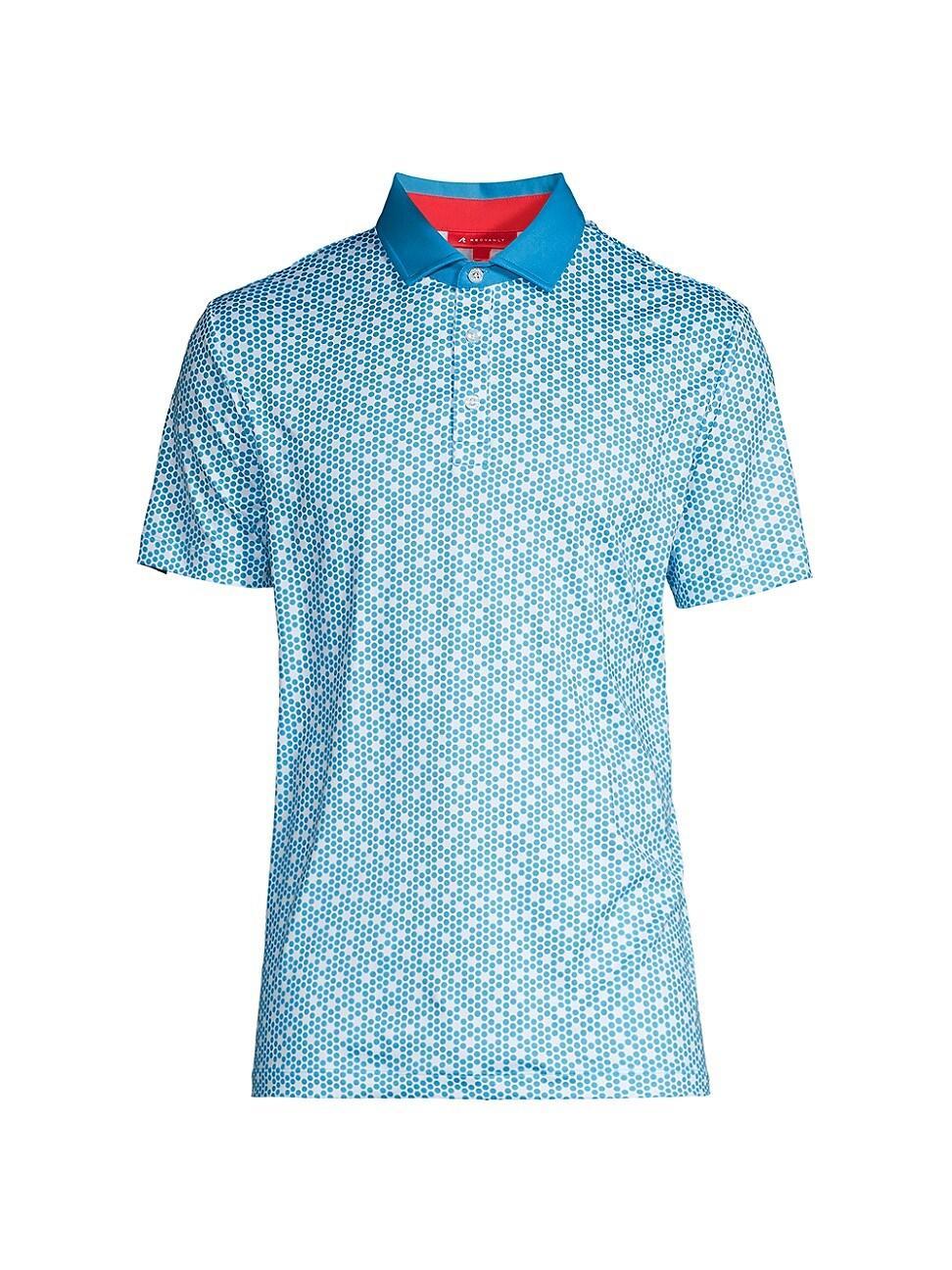 Mens Clyde Printed Polo Product Image