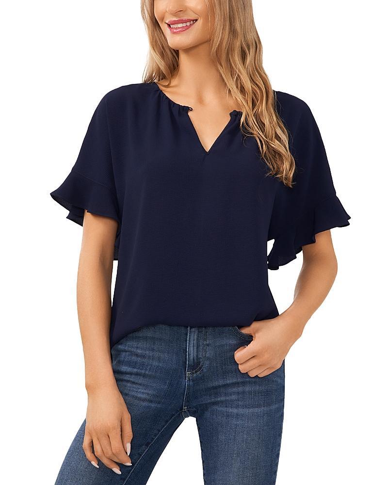 CeCe Ruffle Sleeve Drop Shoulder Blouse Product Image