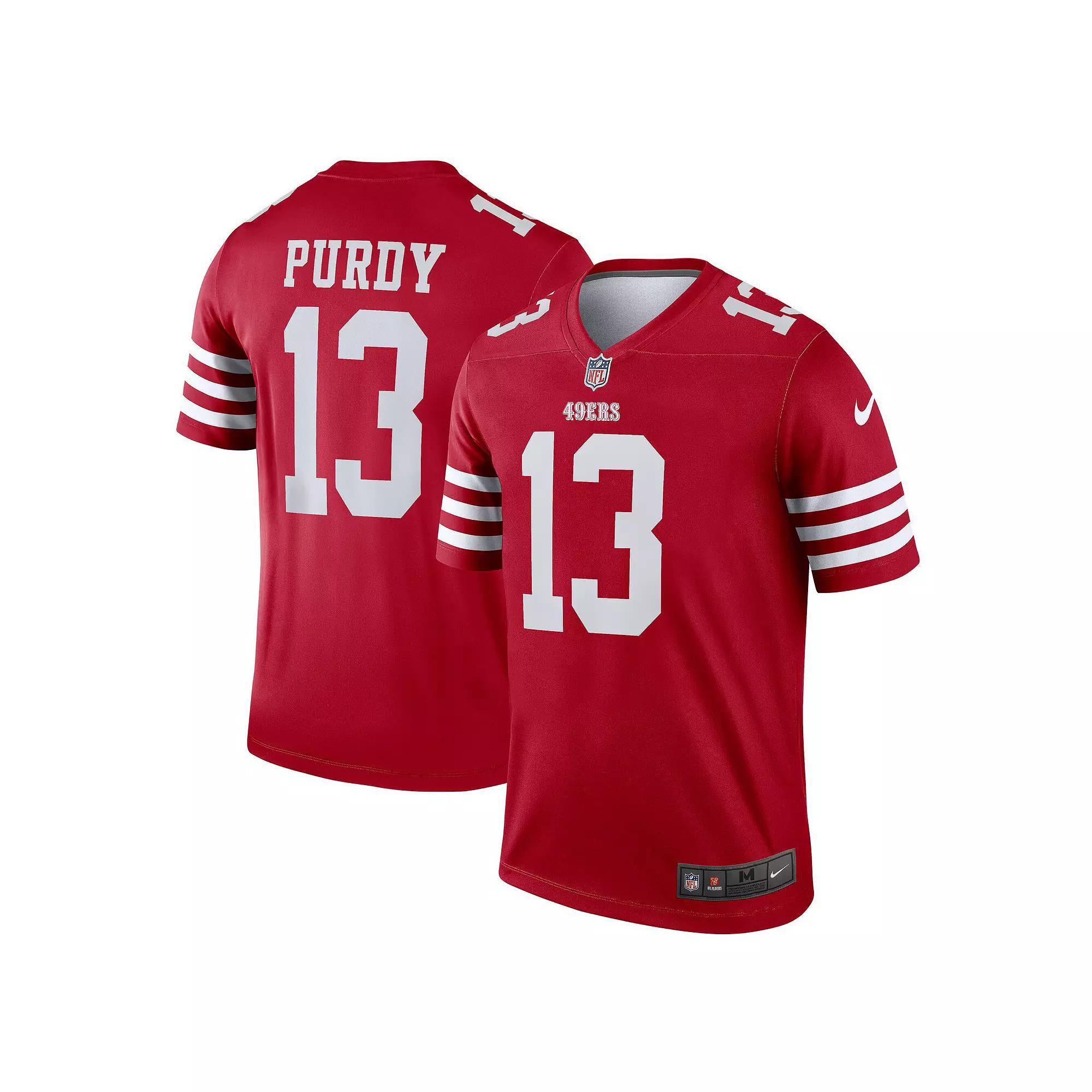 Men's Nike Brock Purdy Scarlet San Francisco 49ers Team  Legend Jersey, Size: 2XL, Red Product Image
