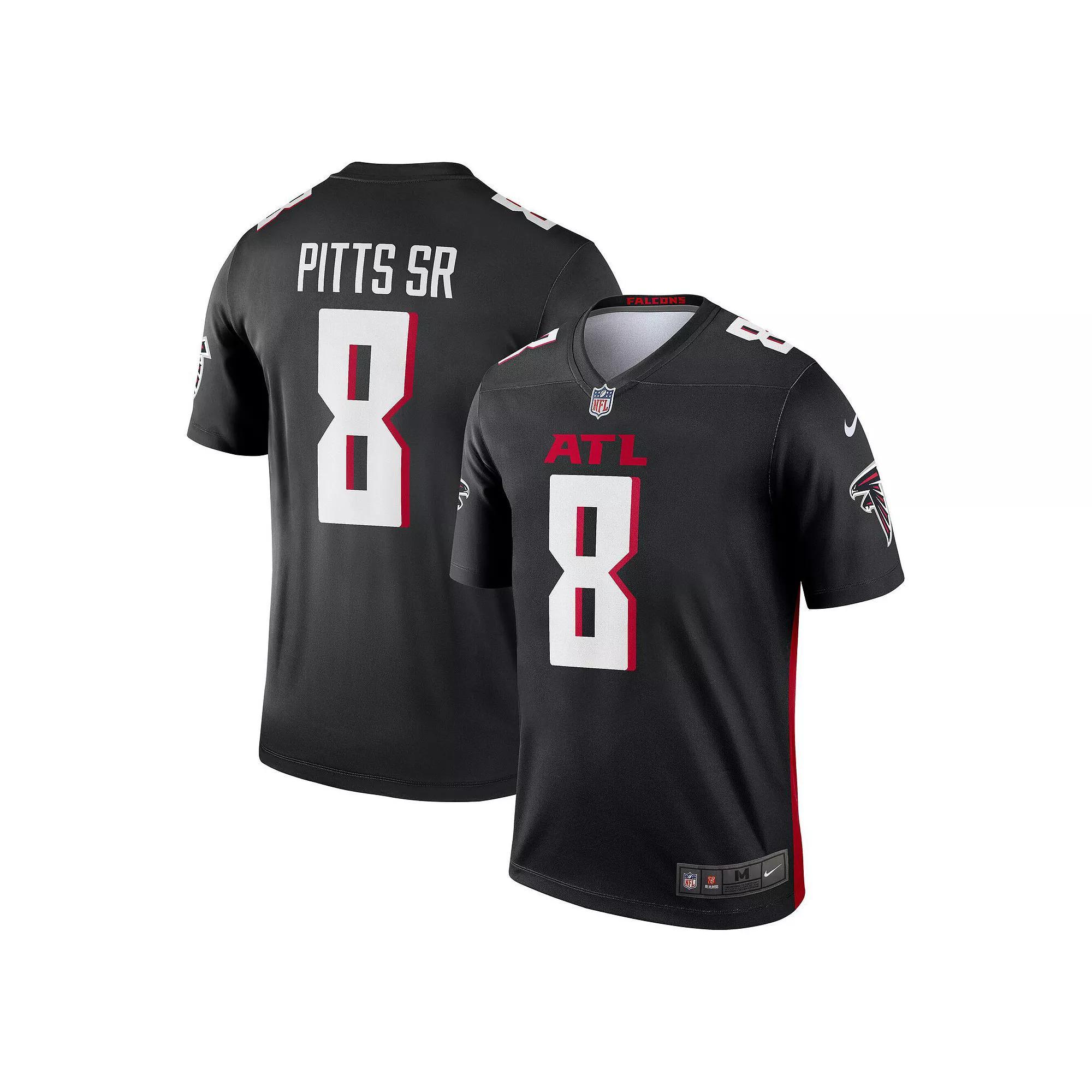 Men's Nike Kyle Pitts Sr. Black Atlanta Falcons Team  Legend Jersey, Size: 2XL Product Image