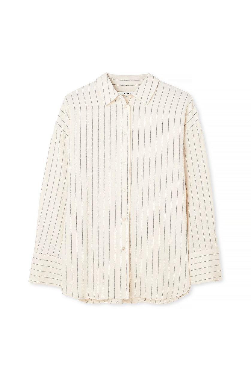 Oversized Linen Blend Shirt Product Image
