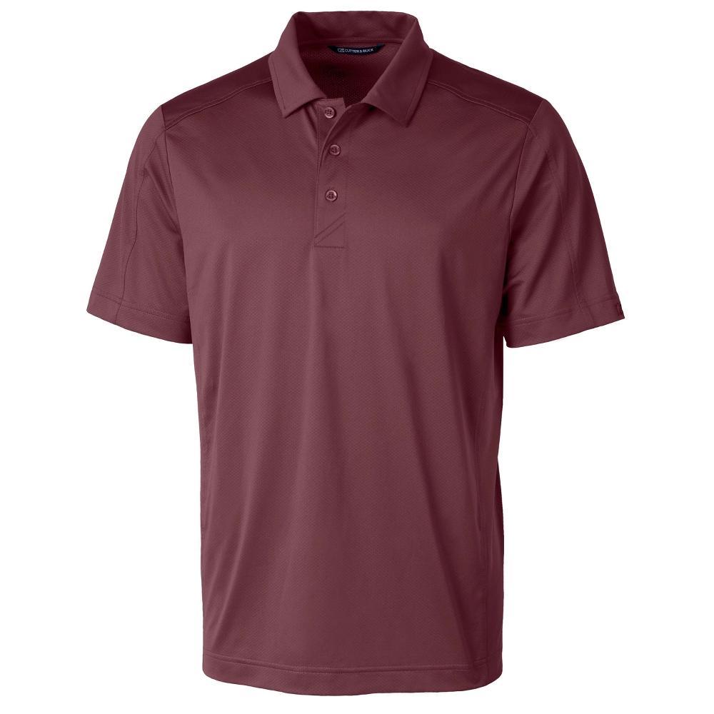 Cutter & Buck Prospect Textured Stretch Mens Polo Shirt Product Image