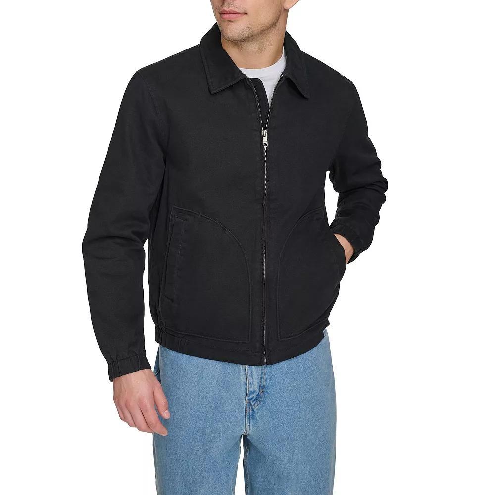 Men's Levi's® Cotton Jacket with Laydown Collar, Size: XXL, Black Product Image