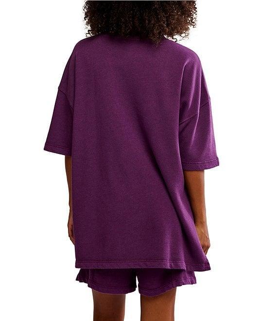 FP Movement Back Me Up Crew Neck Short Sleeves Oversize Short Set Product Image