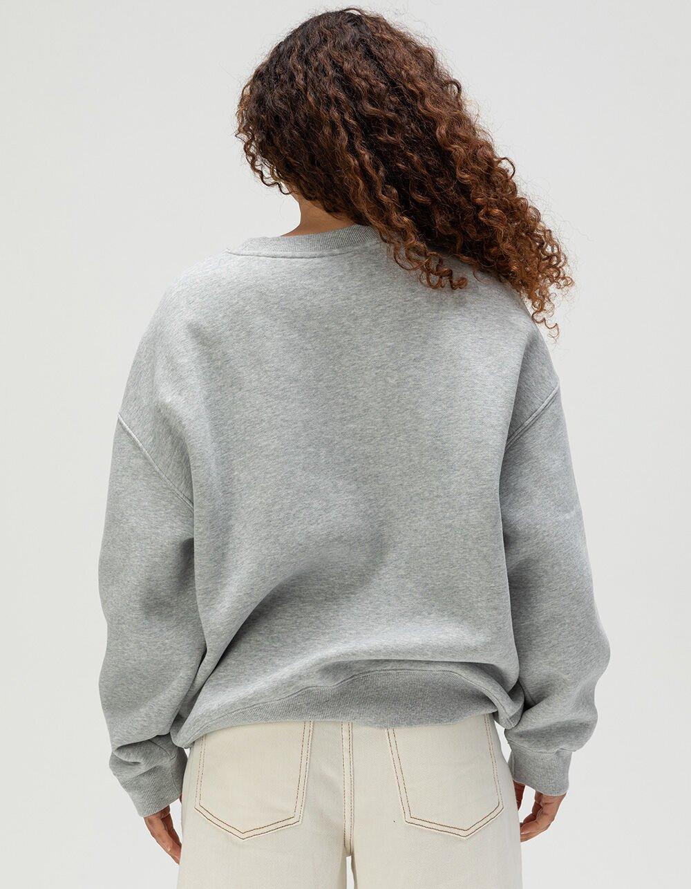 HYPE AND VICE University Of Central Florida Womens Crewneck Sweatshirt - HEATHER GRAY Product Image