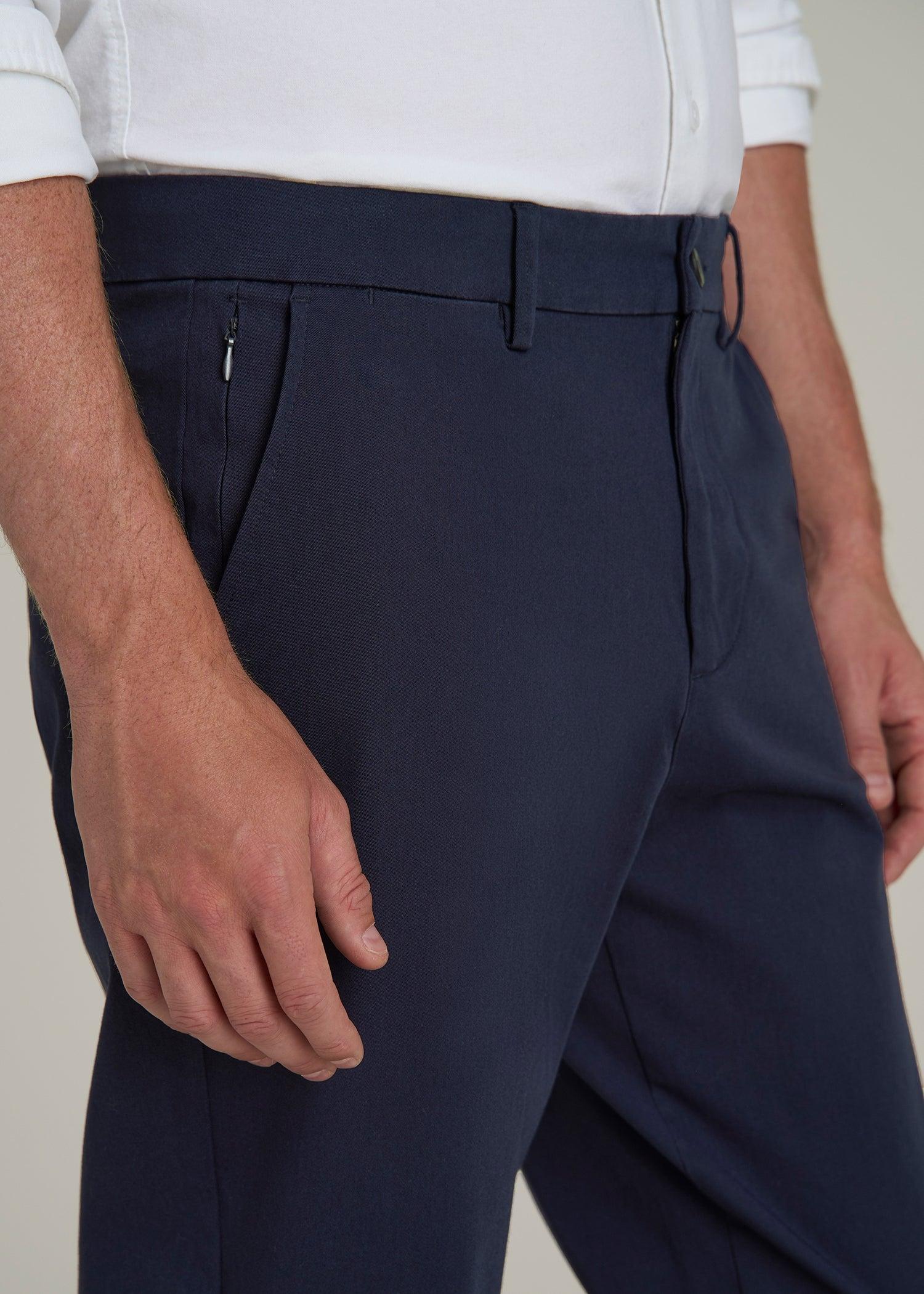 4 Way Stretch Commuter Tapered Chino Pants in Patriot Blue Product Image