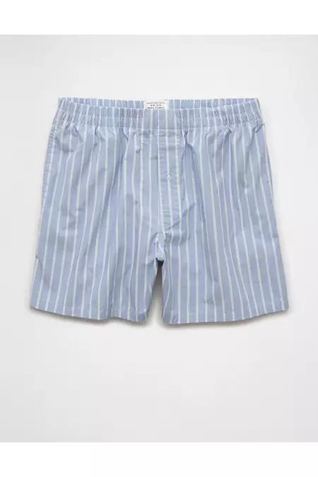 AEO Mens Striped Poplin Pocket Boxer Short Men's Product Image