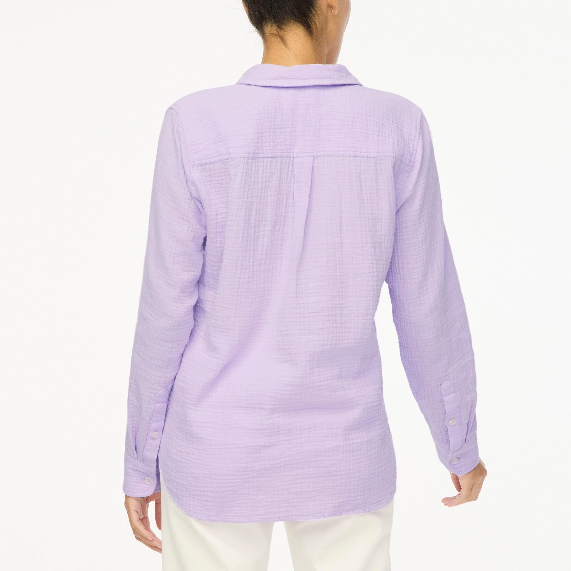 Gauze button-up shirt Product Image