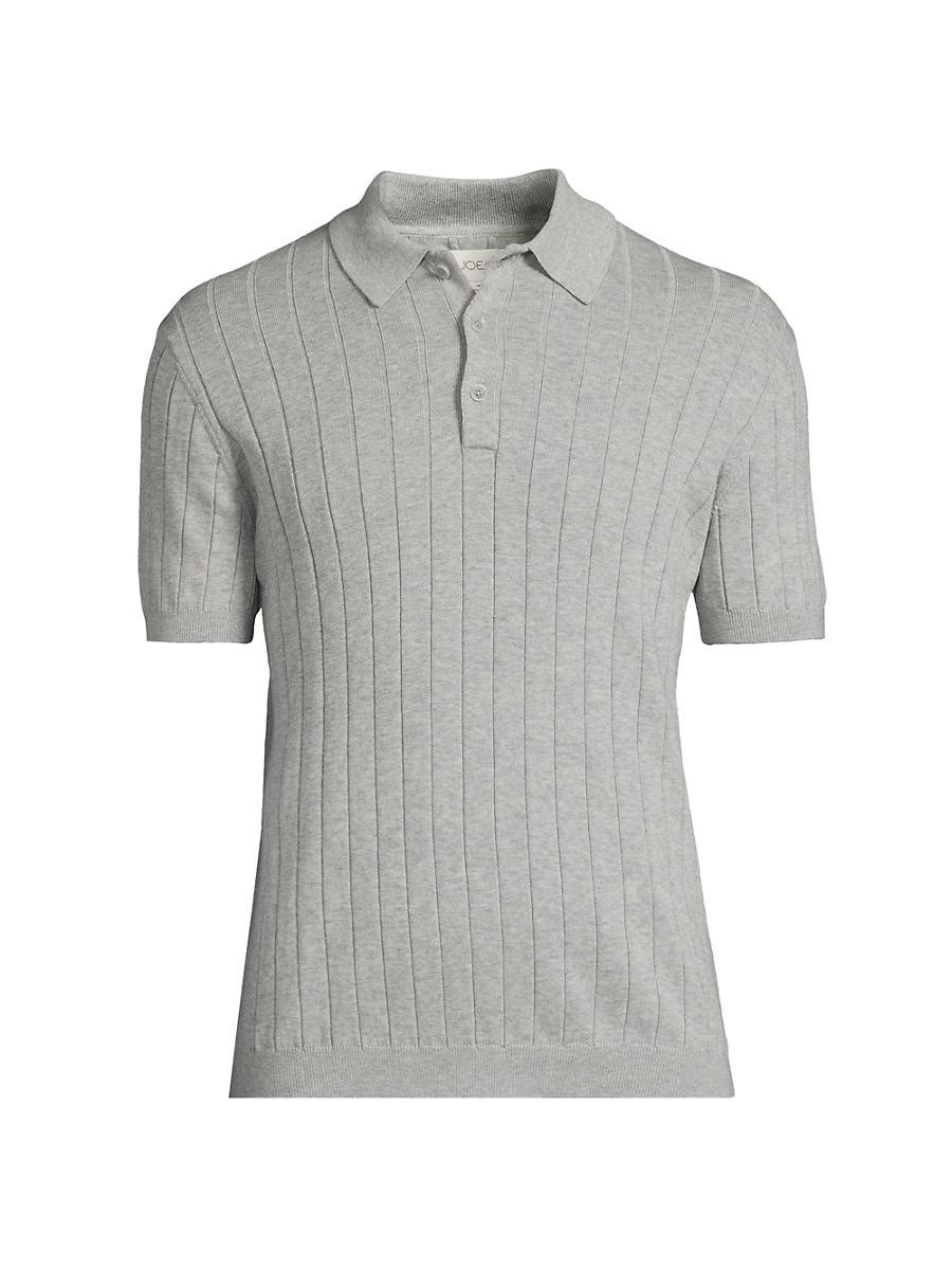 Mens Guy Rib-Knit Polo Sweater Product Image