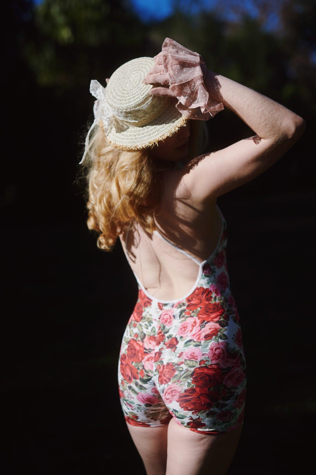 Roses Are Red Sheer Delight Ruffle Gown Product Image