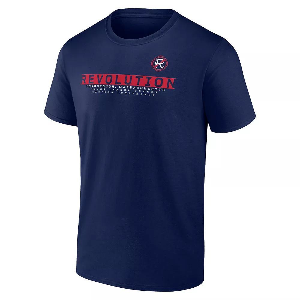 Men's MLS New England Revolution Tonal Logo Tee, Size: Large, Ner Blue Product Image