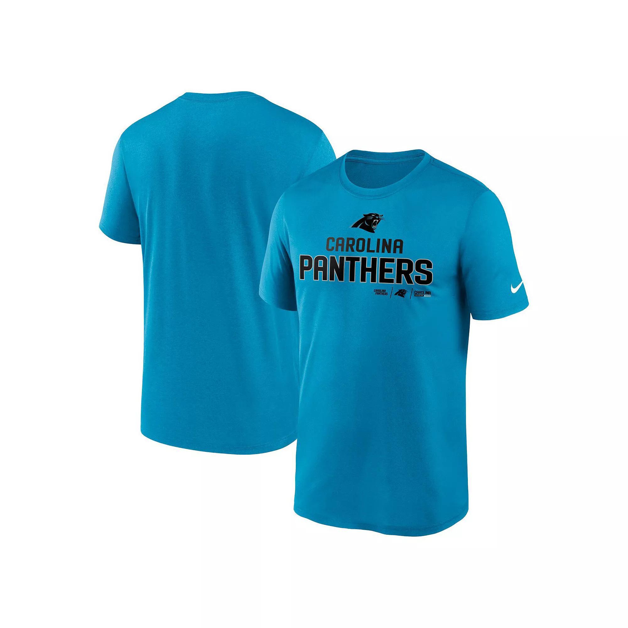 Men's Nike Blue Carolina Panthers Legend Community Performance T-Shirt, Size: 3XL Product Image