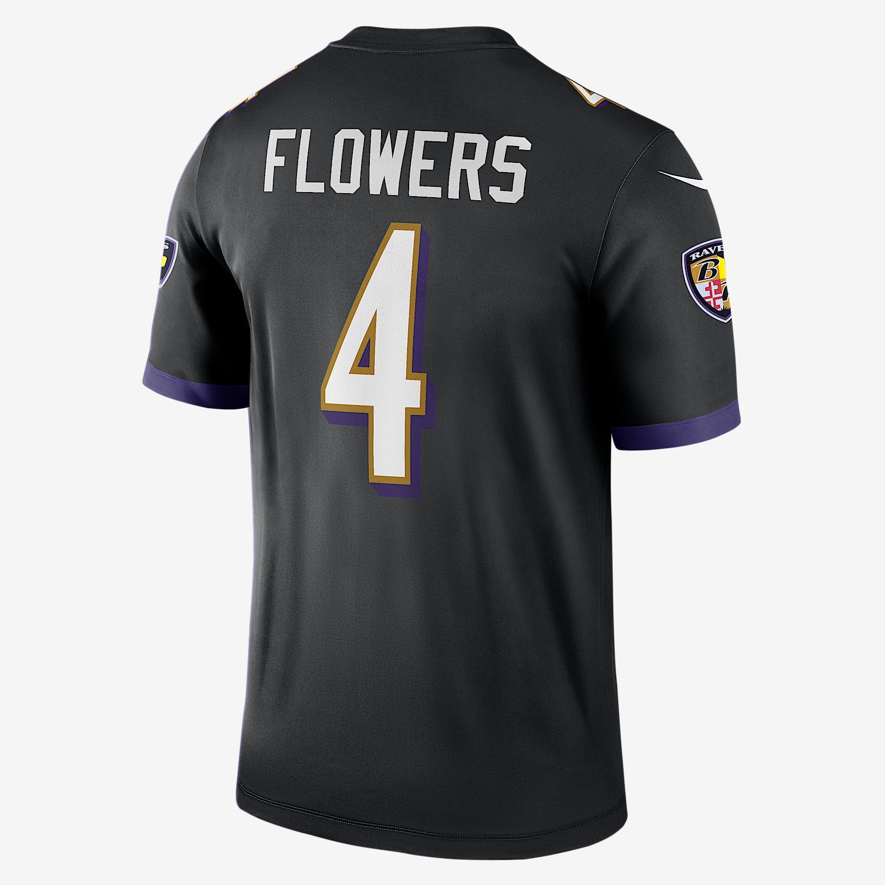 Zay Flowers Baltimore Ravens Nike Men's Dri-FIT NFL Legend Jersey Product Image