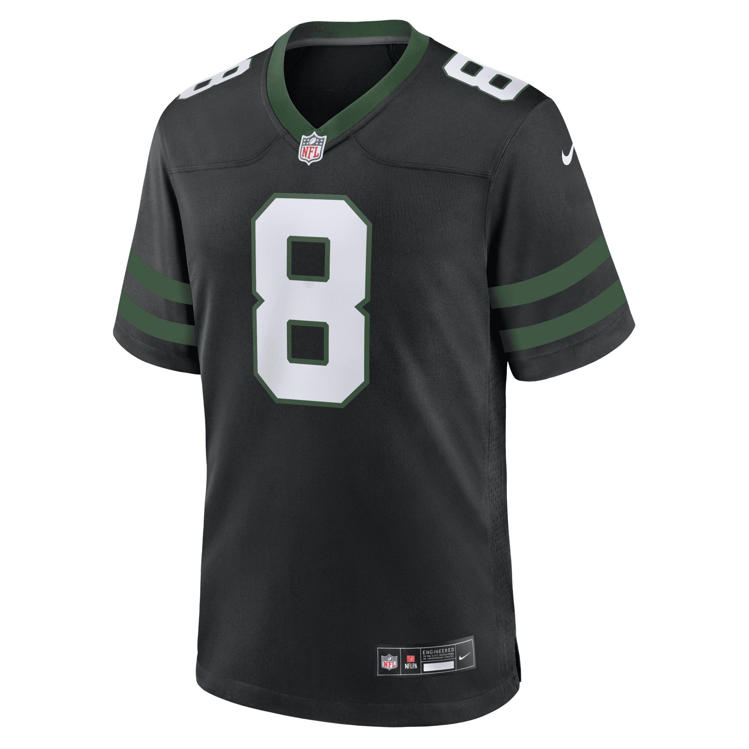 Men's Nike Aaron Rodgers Legacy Black New York Jets Alternate Game Jersey, Size: Small Product Image