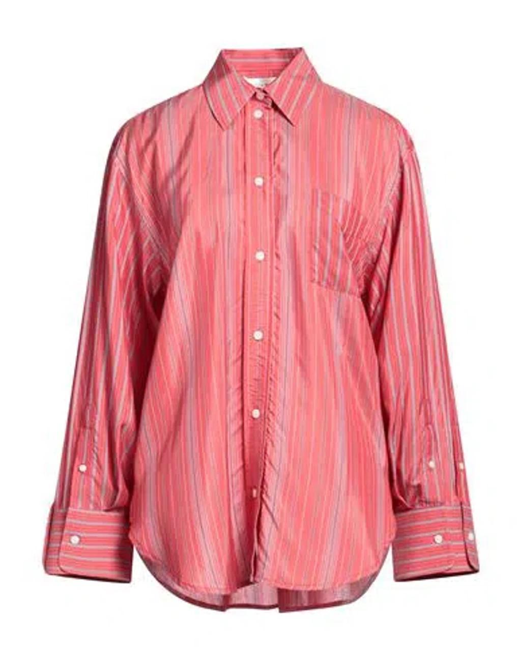 VICTORIA BECKHAM Woman Shirt Red Size 8 Viscose, Silk, Polyester, Recycled Polyester Product Image