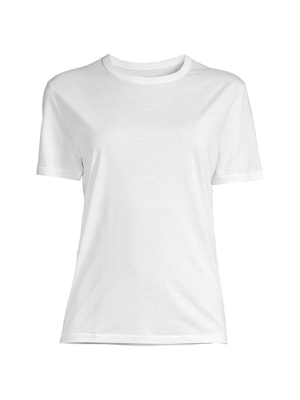 Lyocell Cotton Semi-Relaxed Short-Sleeve Crewneck tee Product Image