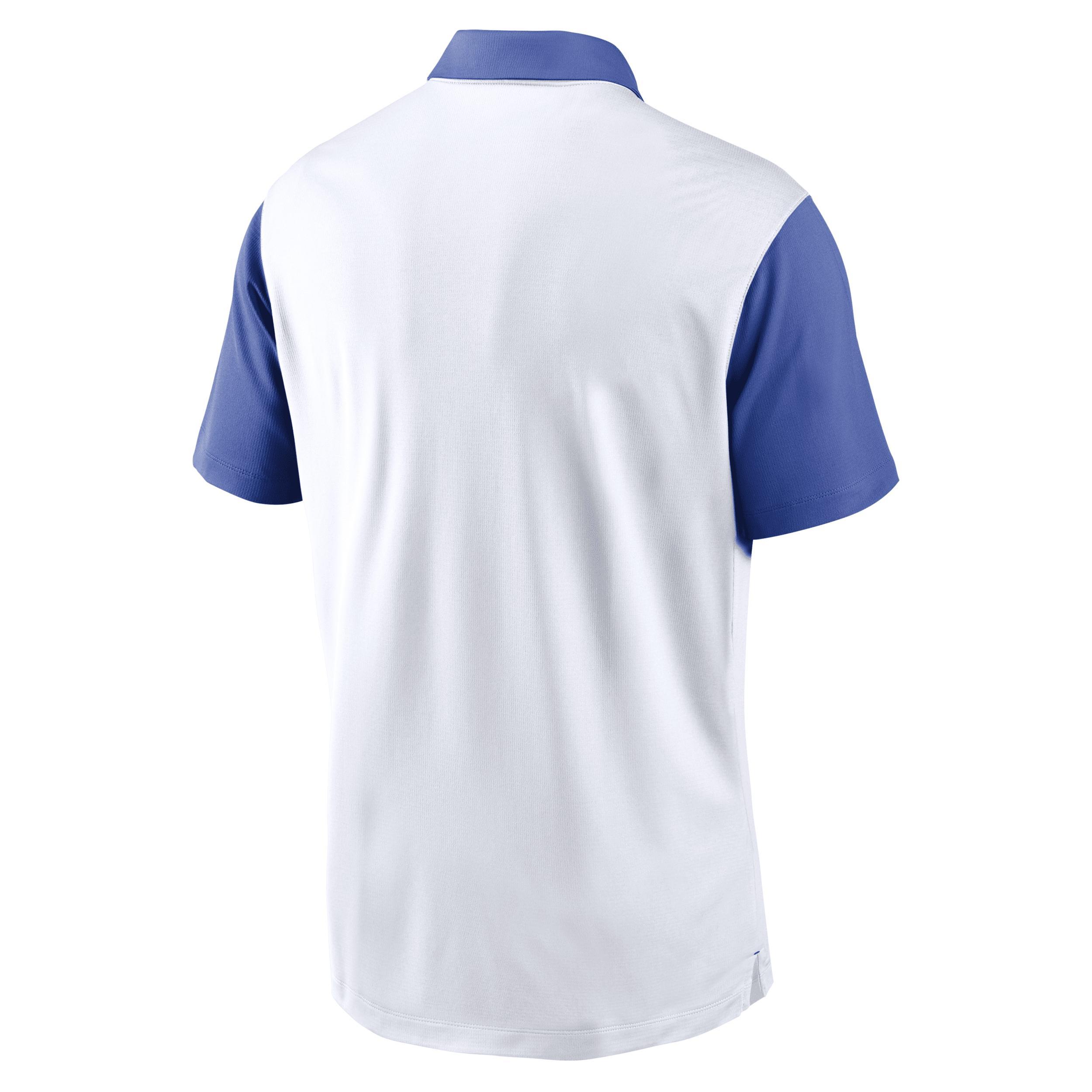 Men's Nike White Duke Blue Devils Primetime Campus Vapor Performance Polo, Size: 3XL Product Image