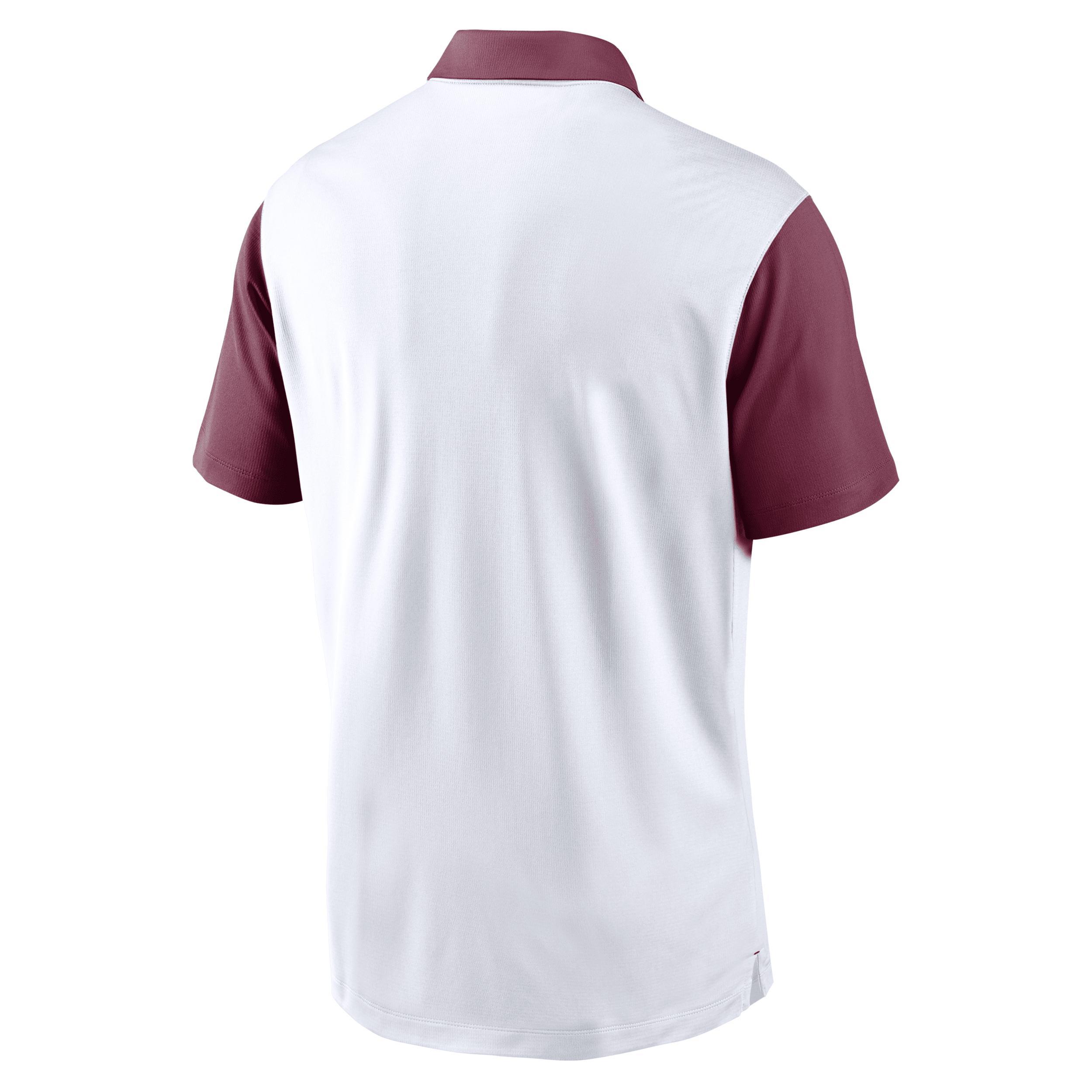 Men's Nike White Ohio State Buckeyes Primetime Campus Vapor Performance Polo, Size: Small Product Image