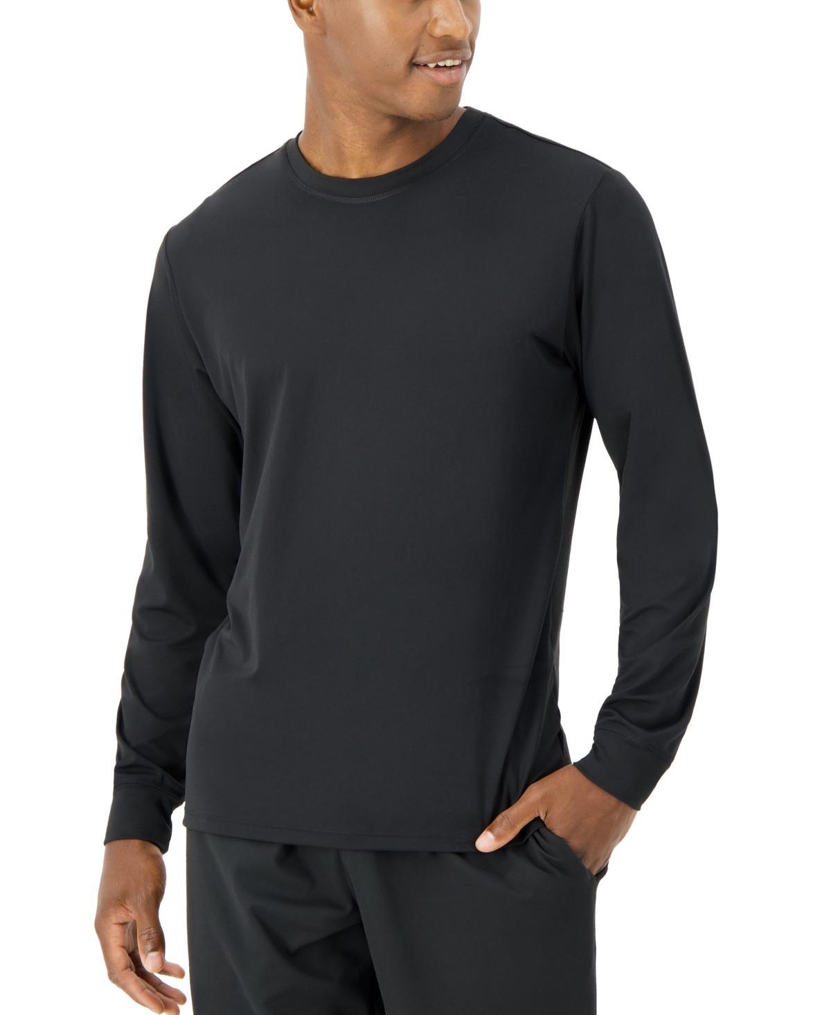 Men's Hanes Moves™ Long Sleeve Performance Tee, Size: Small, Gray Encore Product Image