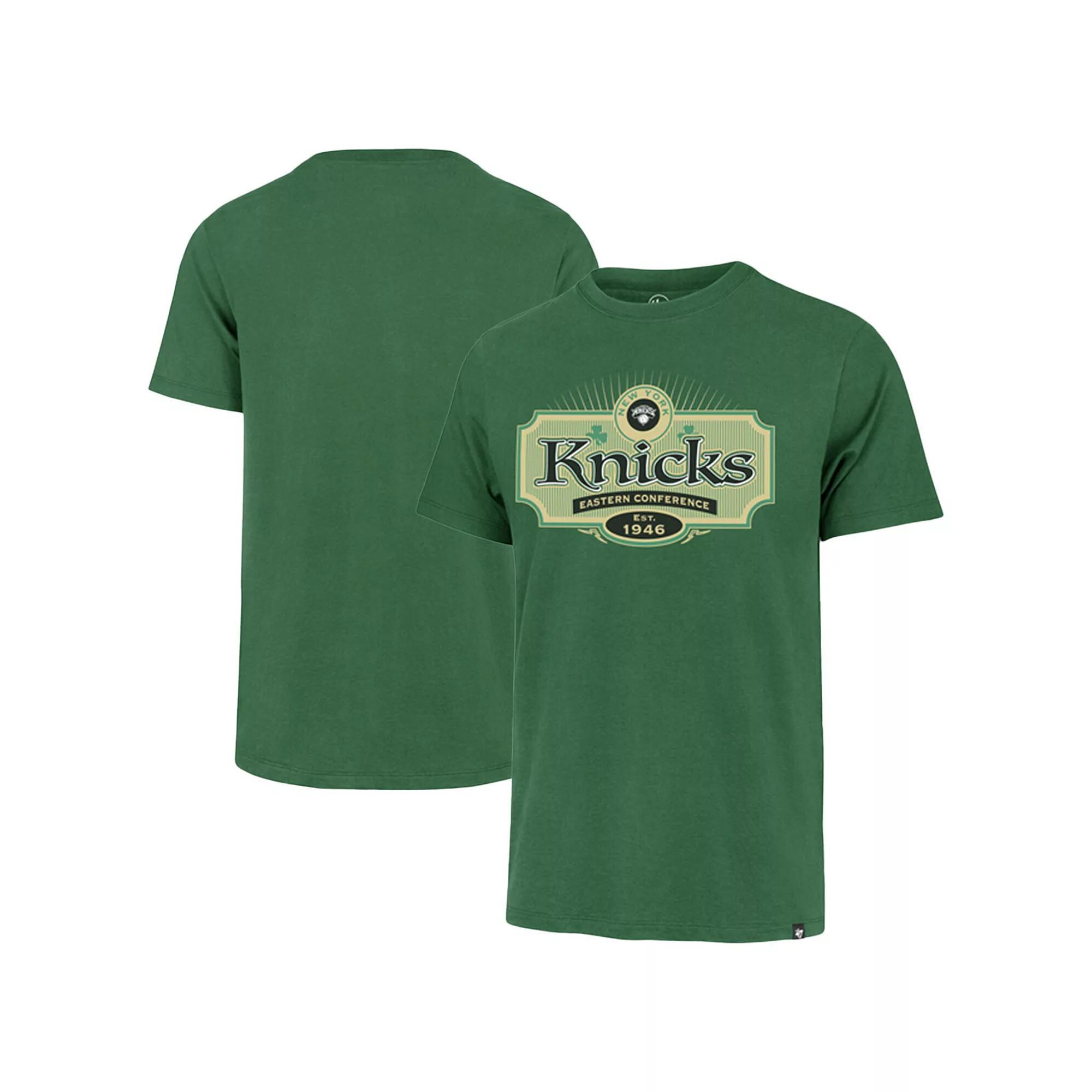 Men's '47  Green New York Knicks Lucky Team Franklin T-Shirt, Size: Large Product Image