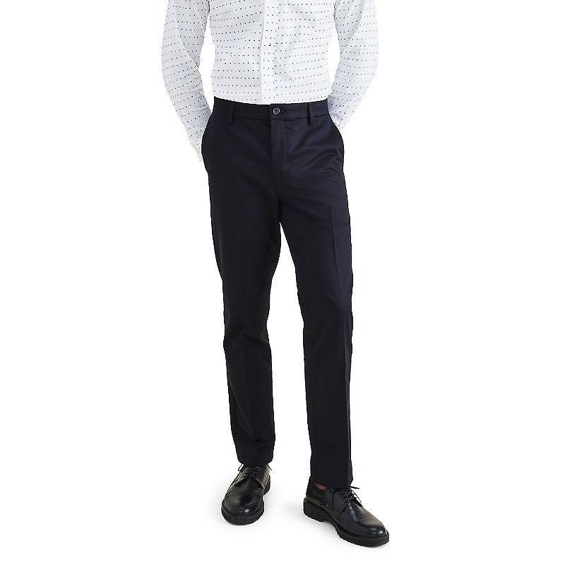 Men's Dockers® Signature Iron-Free Stain Defender Slim-Fit Khaki Pants, Size: 30 X 32, Beautiful Black Product Image