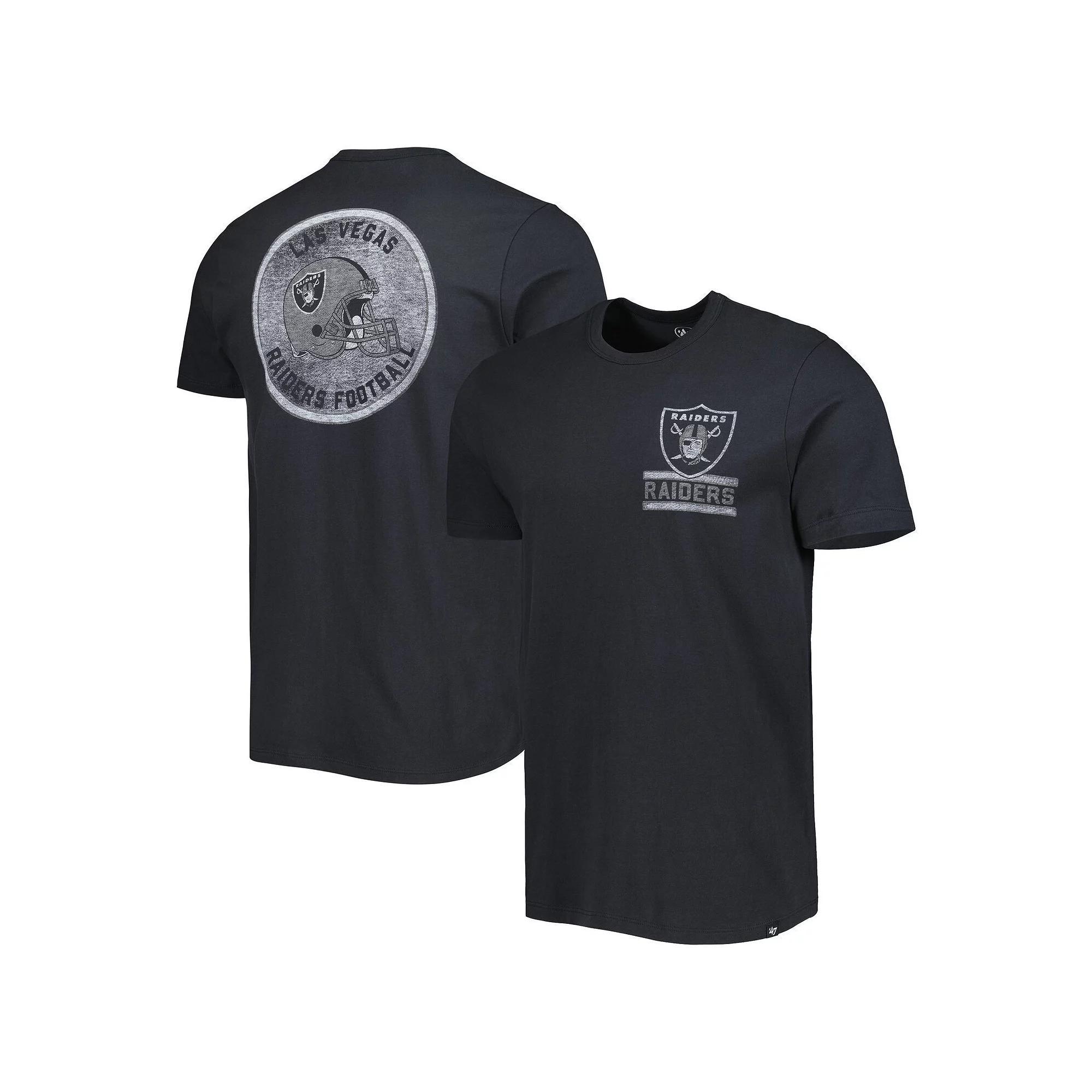 Mens 47 Black Las Vegas Raiders Open Field Franklin T-Shirt Product Image