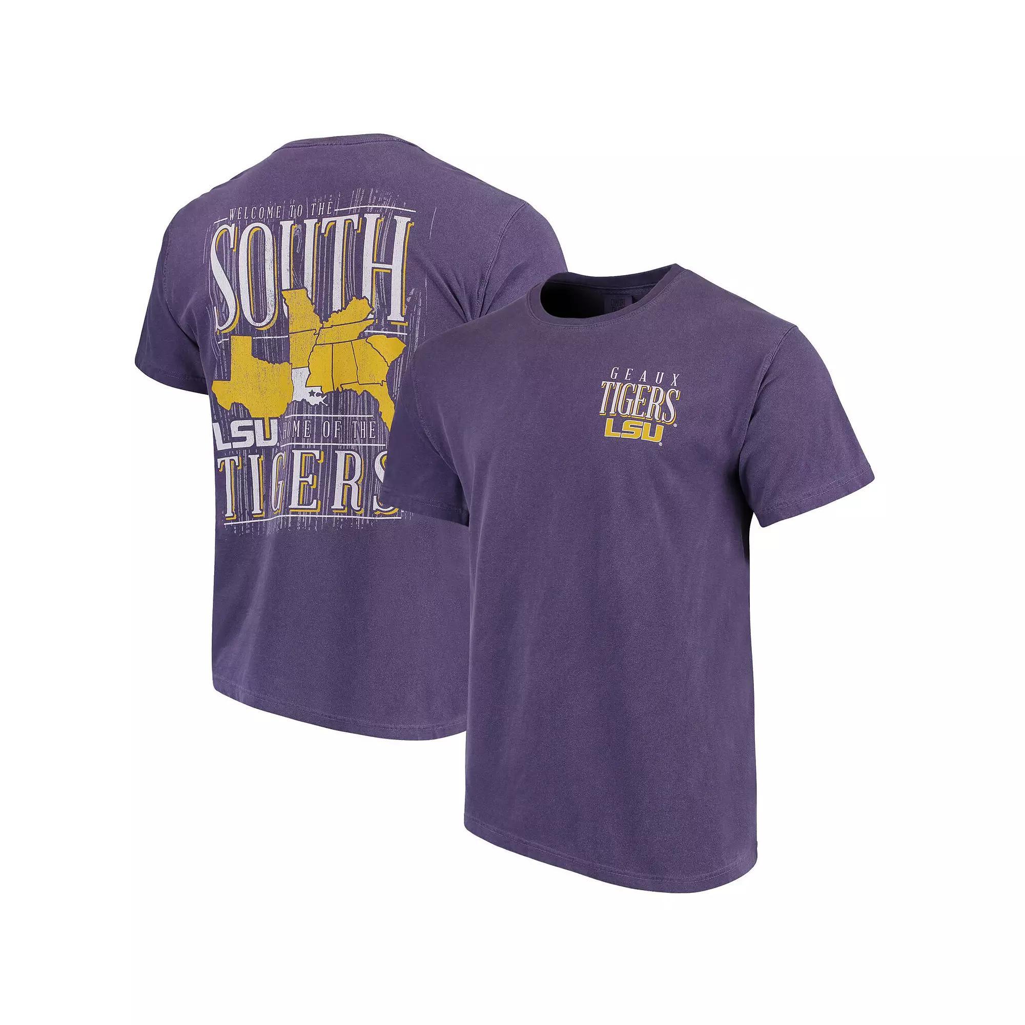 Men's Purple LSU Tigers Welcome to the South Comfort Colors T-Shirt, Size: Small Product Image