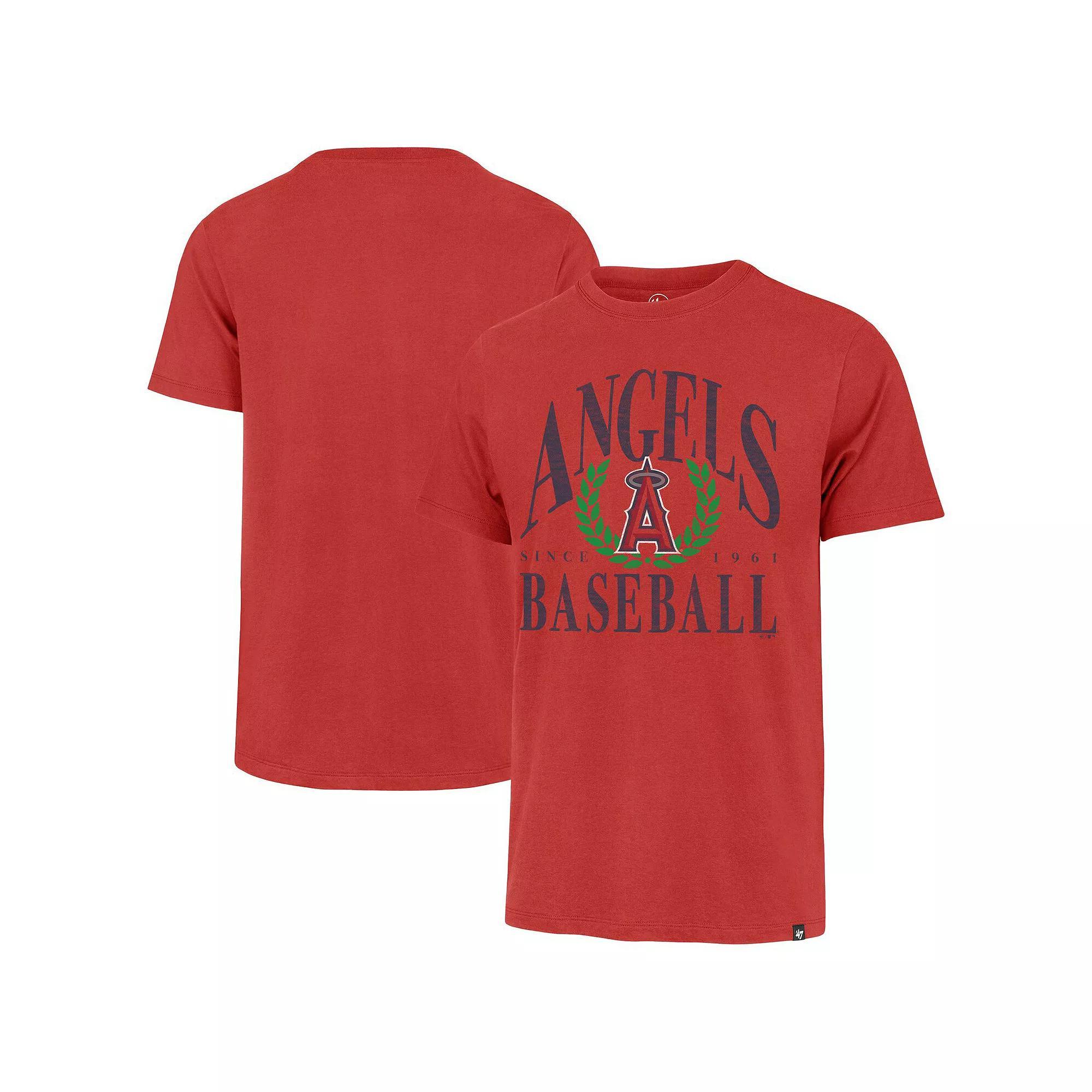 Men's '47 Black Miami Marlins Pitchout Franklin T-Shirt, Size: Small Product Image