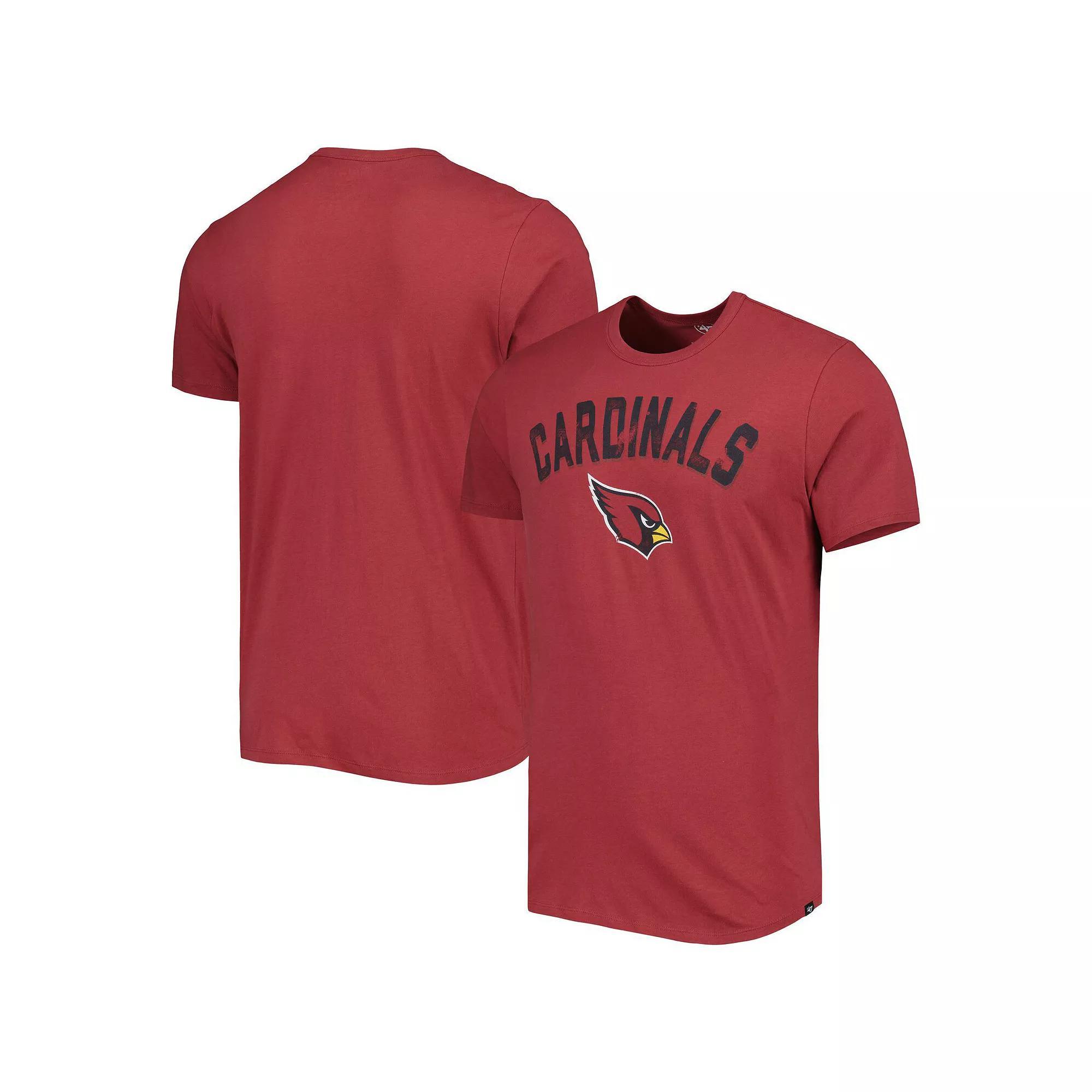 Men's '47 Cardinal Arizona Cardinals All Arch Franklin T-Shirt, Size: 2XL, Red Product Image