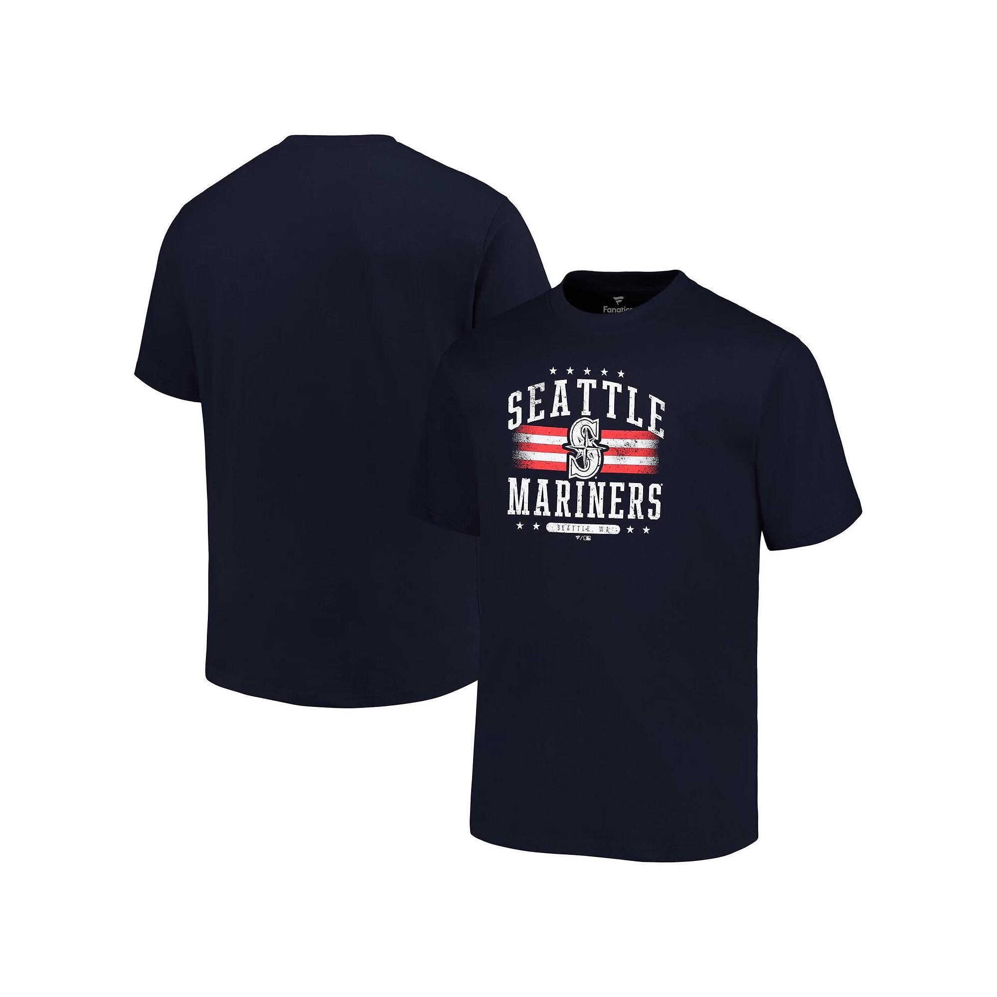 Men's Profile  Navy Seattle Mariners Big & Tall Americana T-Shirt, Size: 2XB, Blue Product Image