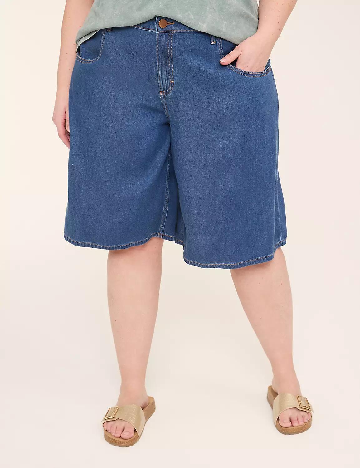 Lightweight Denim Long Jean Short - 11" Inseam Product Image