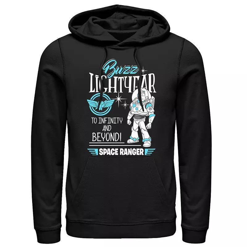 Mens Mountain Line Art Circle Logo Hoodie Blue Product Image