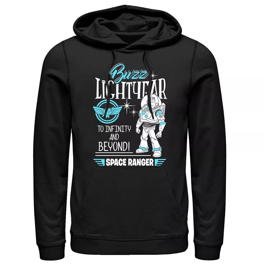 Mens Mountain Line Art Circle Logo Hoodie Blue Product Image