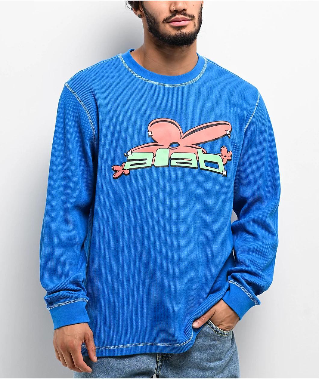 A.LAB Phase Blue Thermal Long Sleeve T-Shirt Product Image