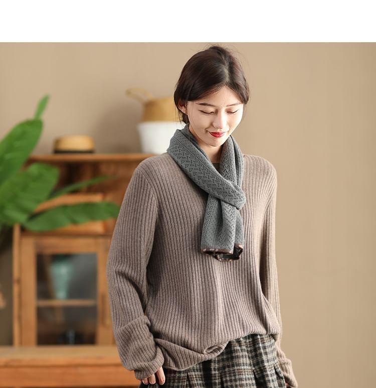 High Waist Plaid Maxi A-Line Skirt Product Image