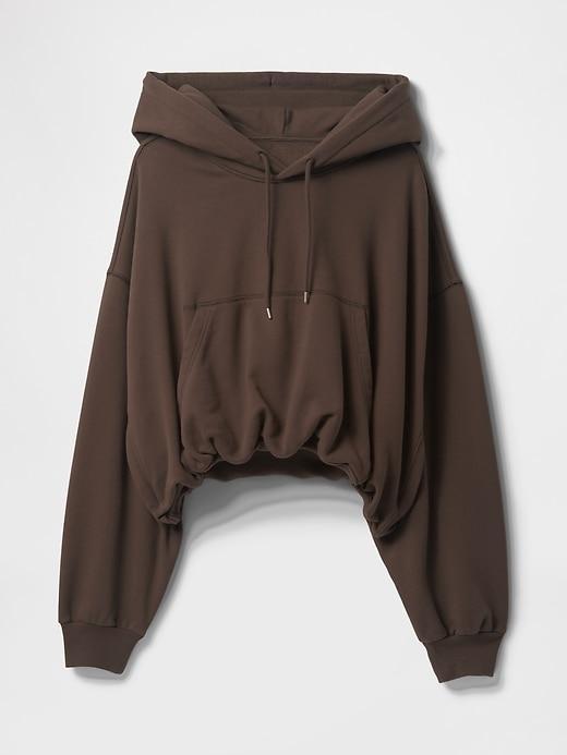 Heavyweight French Terry Cropped Bubble Hoodie Product Image
